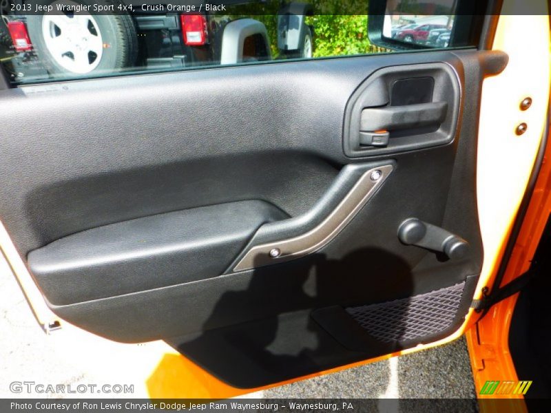 Crush Orange / Black 2013 Jeep Wrangler Sport 4x4