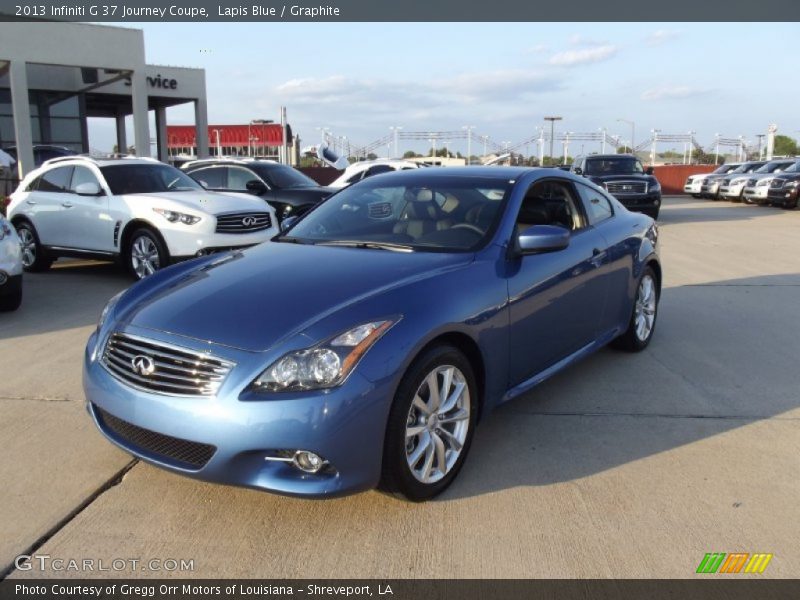 Lapis Blue / Graphite 2013 Infiniti G 37 Journey Coupe