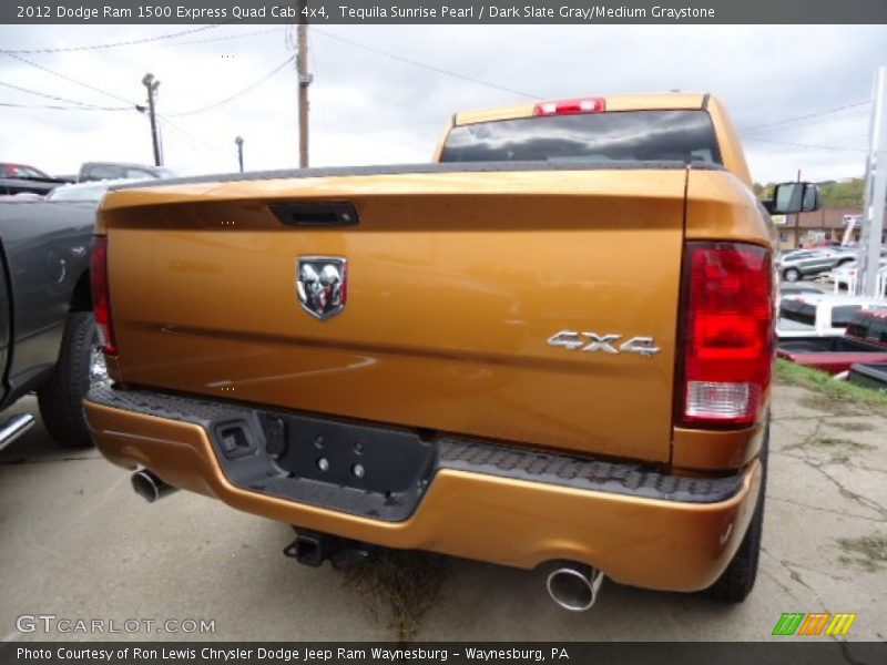 Tequila Sunrise Pearl / Dark Slate Gray/Medium Graystone 2012 Dodge Ram 1500 Express Quad Cab 4x4