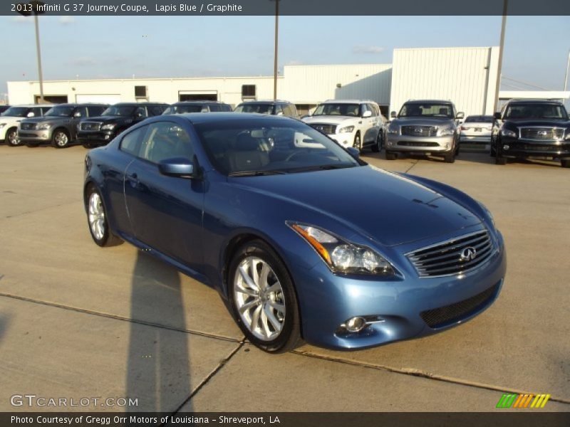 Lapis Blue / Graphite 2013 Infiniti G 37 Journey Coupe