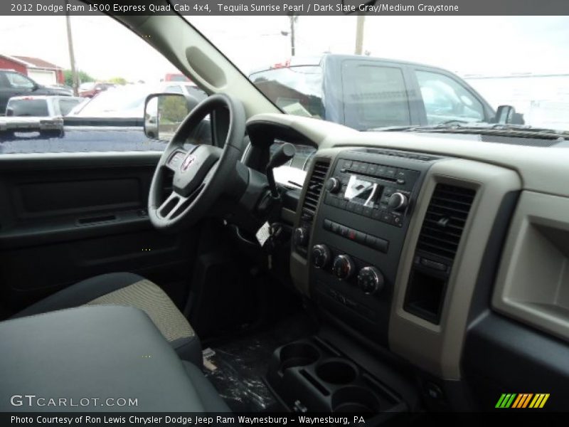 Tequila Sunrise Pearl / Dark Slate Gray/Medium Graystone 2012 Dodge Ram 1500 Express Quad Cab 4x4