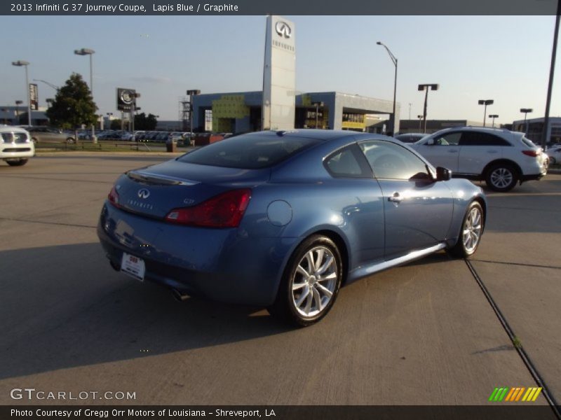 Lapis Blue / Graphite 2013 Infiniti G 37 Journey Coupe
