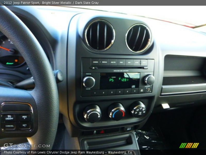 Bright Silver Metallic / Dark Slate Gray 2012 Jeep Patriot Sport