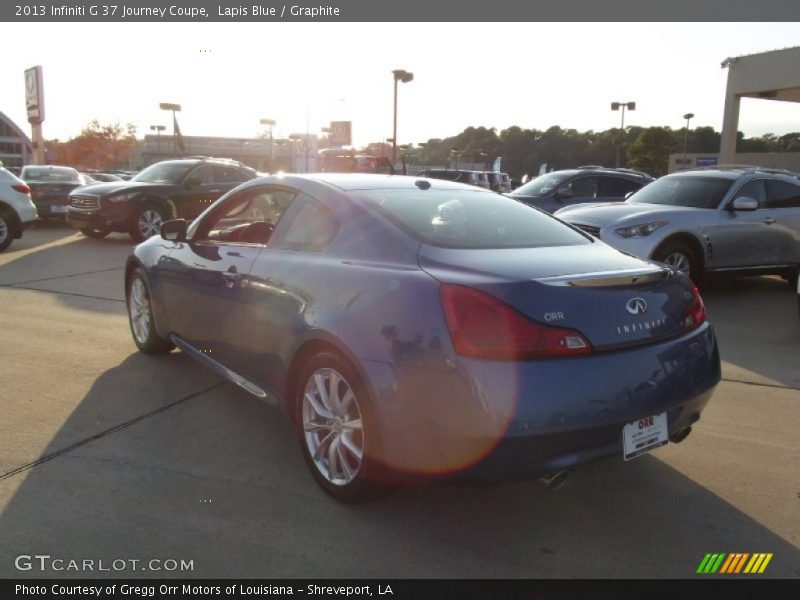 Lapis Blue / Graphite 2013 Infiniti G 37 Journey Coupe