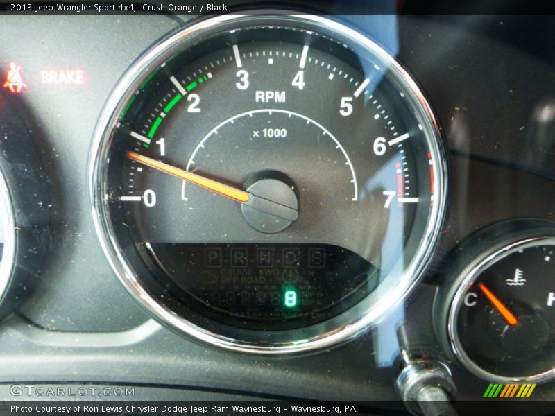 Crush Orange / Black 2013 Jeep Wrangler Sport 4x4