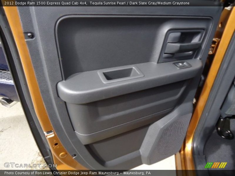 Tequila Sunrise Pearl / Dark Slate Gray/Medium Graystone 2012 Dodge Ram 1500 Express Quad Cab 4x4