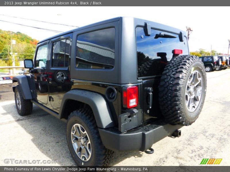 Black / Black 2013 Jeep Wrangler Unlimited Rubicon 4x4