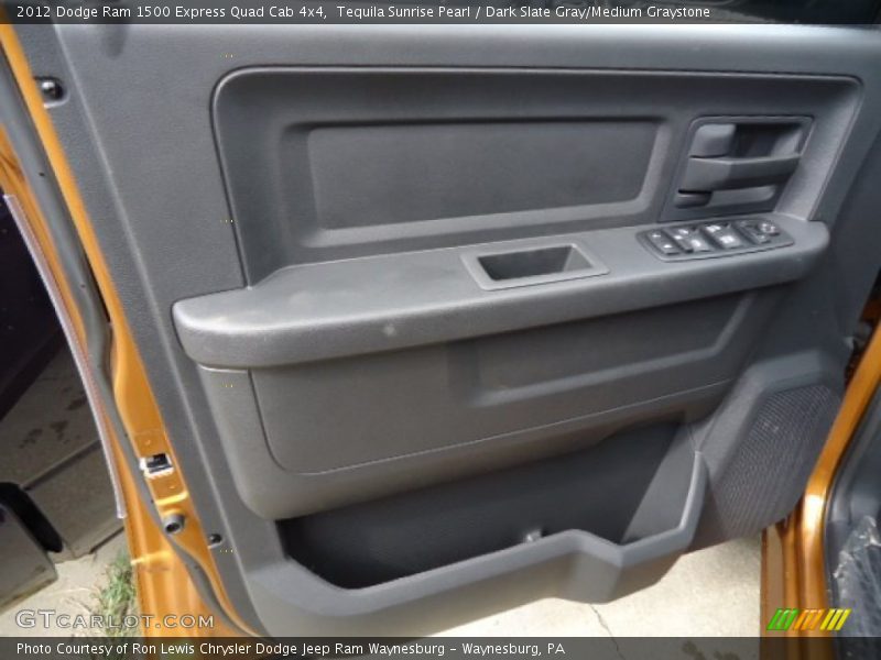 Tequila Sunrise Pearl / Dark Slate Gray/Medium Graystone 2012 Dodge Ram 1500 Express Quad Cab 4x4