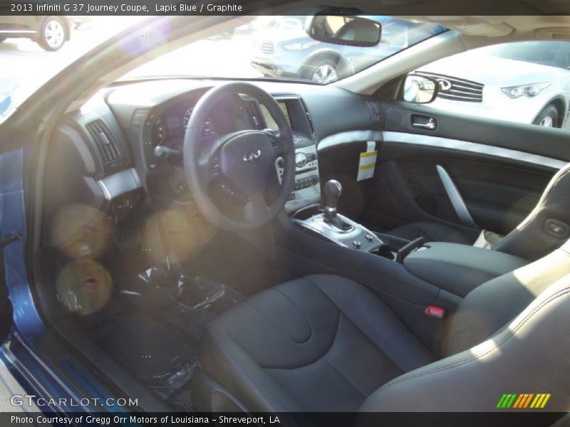 Lapis Blue / Graphite 2013 Infiniti G 37 Journey Coupe