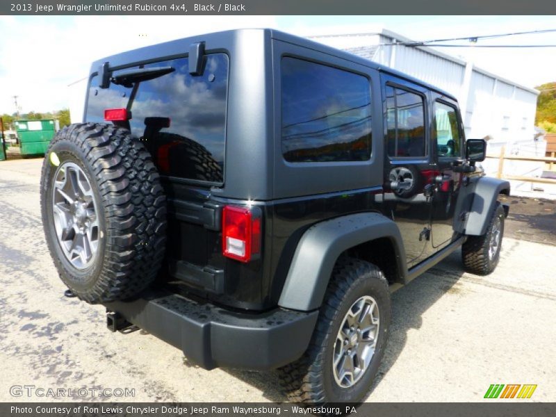 Black / Black 2013 Jeep Wrangler Unlimited Rubicon 4x4