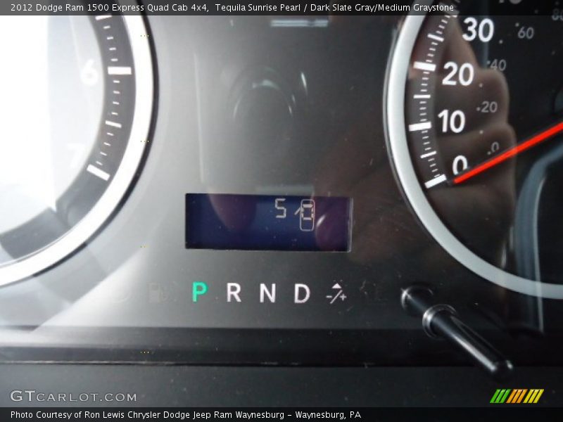 Tequila Sunrise Pearl / Dark Slate Gray/Medium Graystone 2012 Dodge Ram 1500 Express Quad Cab 4x4