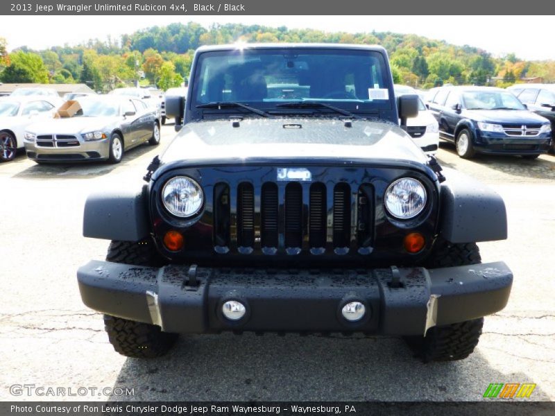 Black / Black 2013 Jeep Wrangler Unlimited Rubicon 4x4