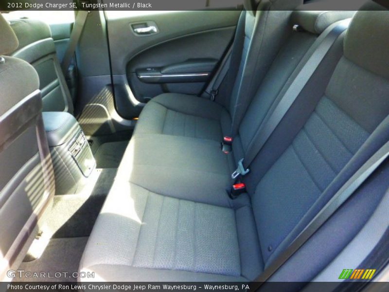 Tungsten Metallic / Black 2012 Dodge Charger SE