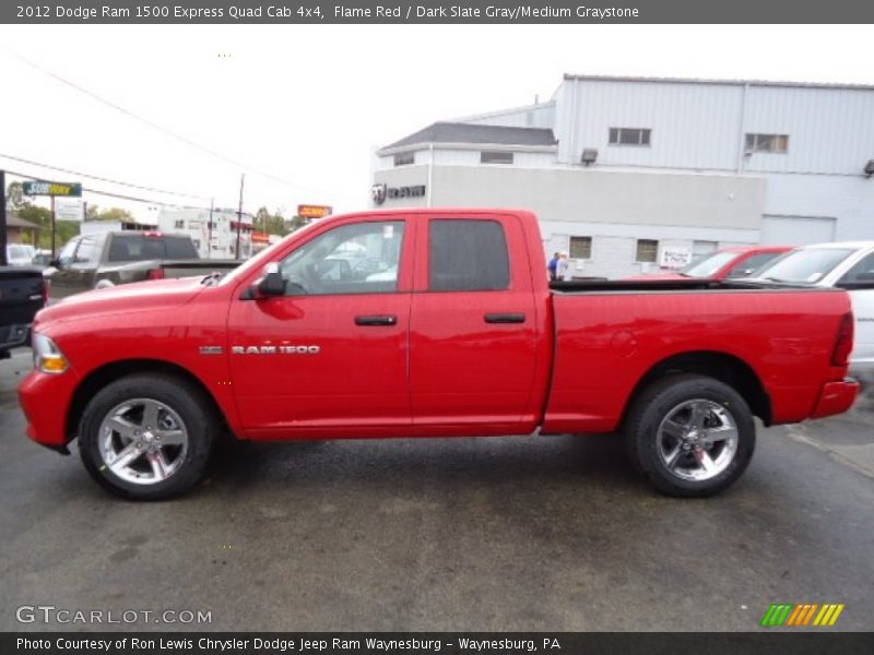  2012 Ram 1500 Express Quad Cab 4x4 Flame Red