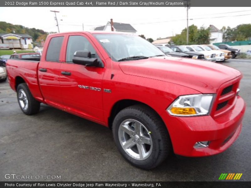 Front 3/4 View of 2012 Ram 1500 Express Quad Cab 4x4