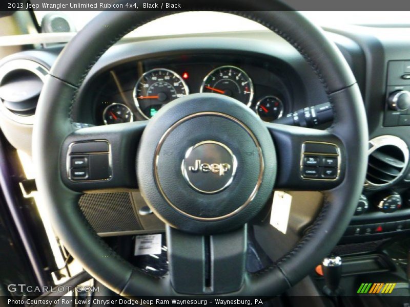 Black / Black 2013 Jeep Wrangler Unlimited Rubicon 4x4