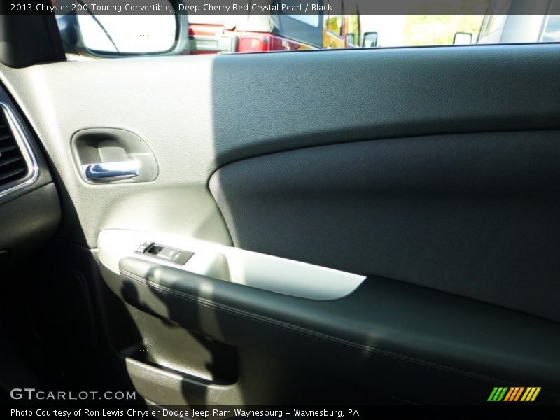 Deep Cherry Red Crystal Pearl / Black 2013 Chrysler 200 Touring Convertible
