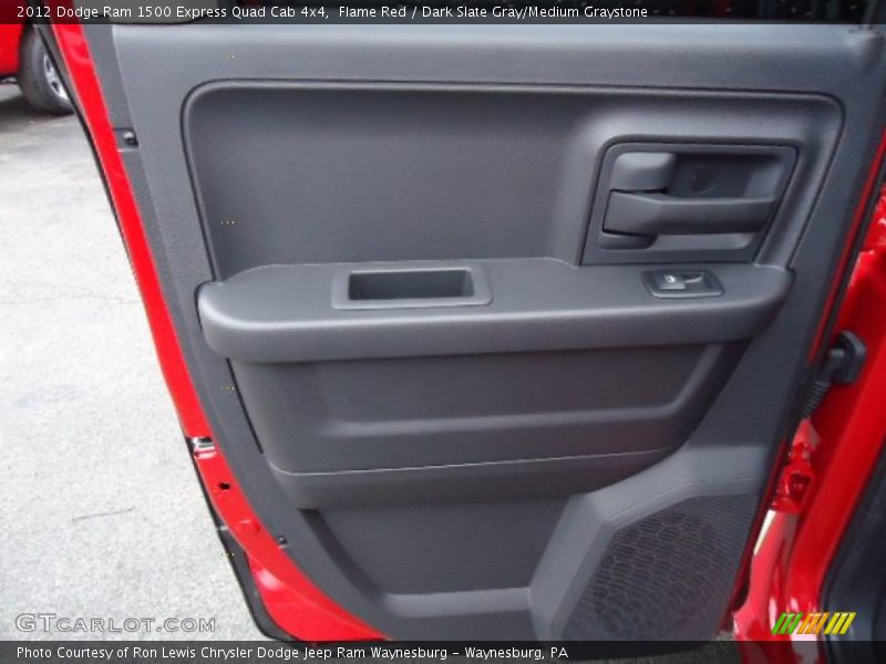 Flame Red / Dark Slate Gray/Medium Graystone 2012 Dodge Ram 1500 Express Quad Cab 4x4