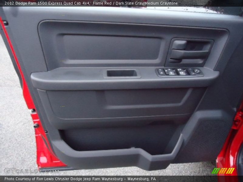 Flame Red / Dark Slate Gray/Medium Graystone 2012 Dodge Ram 1500 Express Quad Cab 4x4