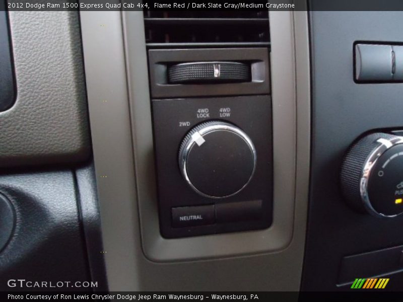 Flame Red / Dark Slate Gray/Medium Graystone 2012 Dodge Ram 1500 Express Quad Cab 4x4