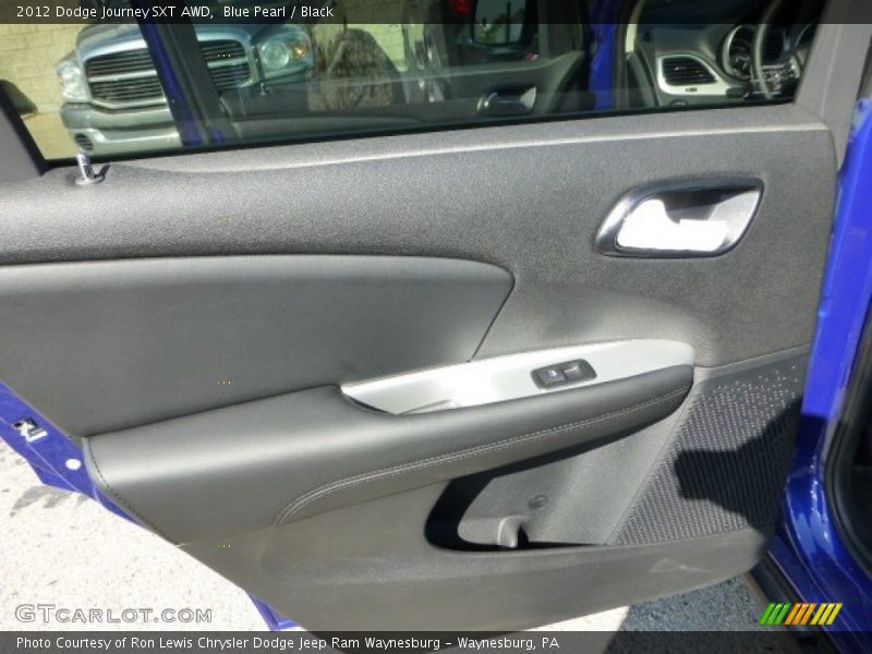 Blue Pearl / Black 2012 Dodge Journey SXT AWD