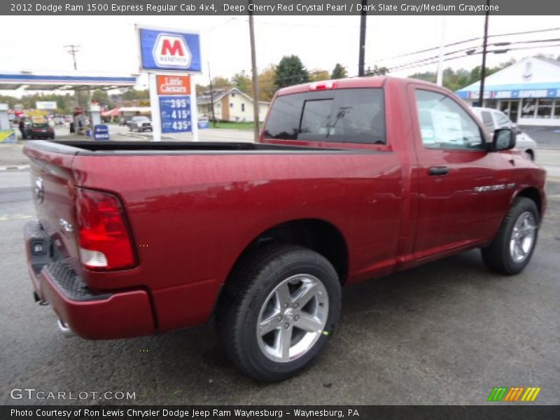 Deep Cherry Red Crystal Pearl / Dark Slate Gray/Medium Graystone 2012 Dodge Ram 1500 Express Regular Cab 4x4