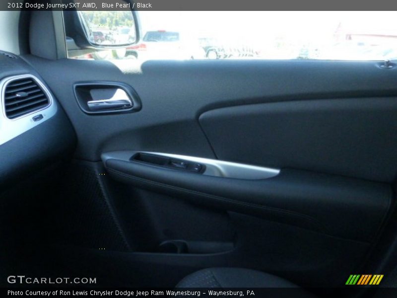 Blue Pearl / Black 2012 Dodge Journey SXT AWD