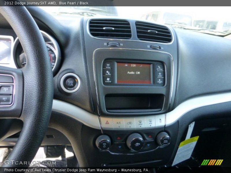 Blue Pearl / Black 2012 Dodge Journey SXT AWD