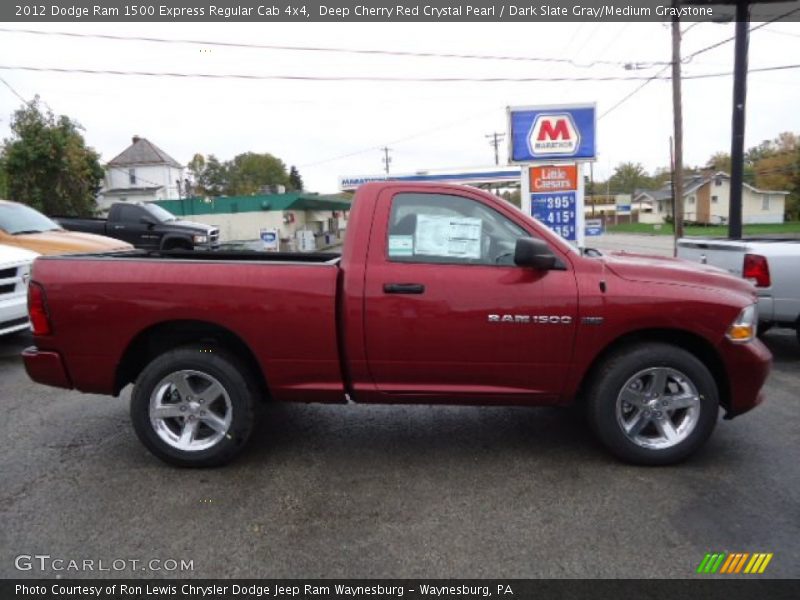Deep Cherry Red Crystal Pearl / Dark Slate Gray/Medium Graystone 2012 Dodge Ram 1500 Express Regular Cab 4x4