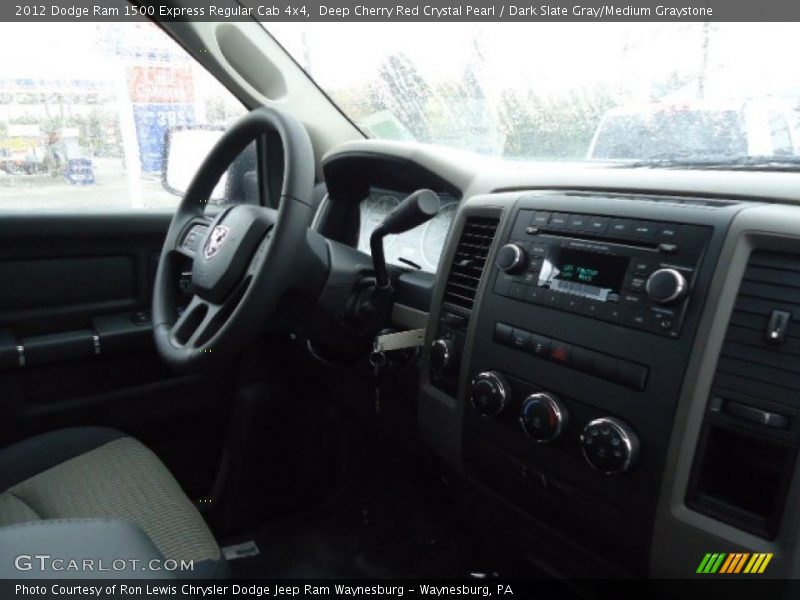 Deep Cherry Red Crystal Pearl / Dark Slate Gray/Medium Graystone 2012 Dodge Ram 1500 Express Regular Cab 4x4