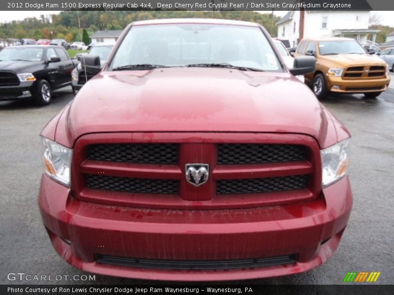 Deep Cherry Red Crystal Pearl / Dark Slate Gray/Medium Graystone 2012 Dodge Ram 1500 Express Regular Cab 4x4