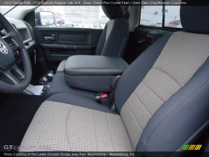 Deep Cherry Red Crystal Pearl / Dark Slate Gray/Medium Graystone 2012 Dodge Ram 1500 Express Regular Cab 4x4