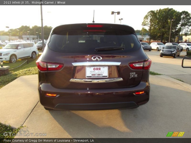 Midnight Garnet / Wheat 2013 Infiniti JX 35