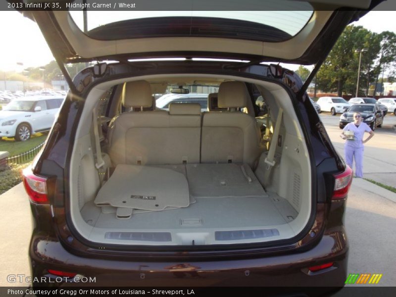 Midnight Garnet / Wheat 2013 Infiniti JX 35