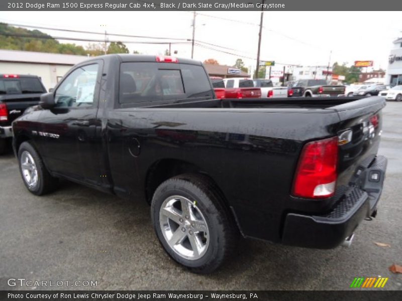 Black / Dark Slate Gray/Medium Graystone 2012 Dodge Ram 1500 Express Regular Cab 4x4
