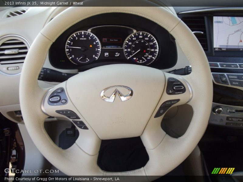 Midnight Garnet / Wheat 2013 Infiniti JX 35