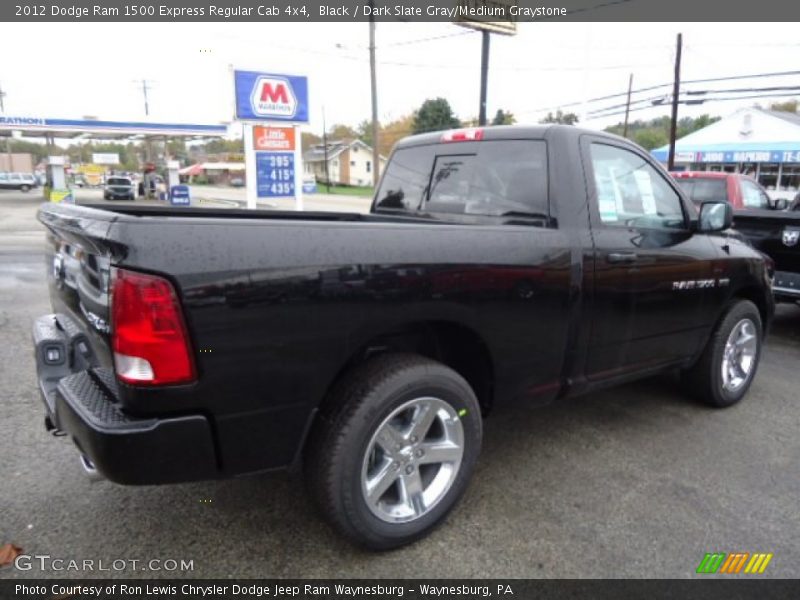 Black / Dark Slate Gray/Medium Graystone 2012 Dodge Ram 1500 Express Regular Cab 4x4