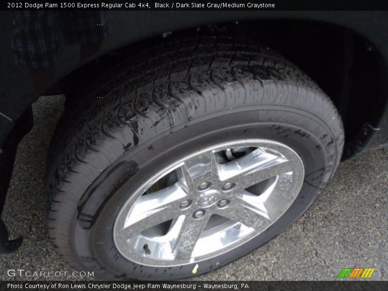 Black / Dark Slate Gray/Medium Graystone 2012 Dodge Ram 1500 Express Regular Cab 4x4