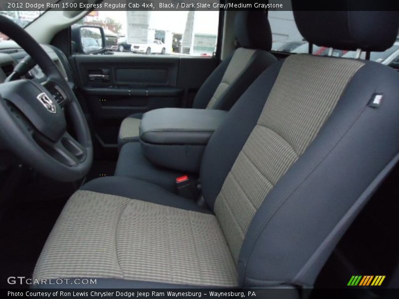 Black / Dark Slate Gray/Medium Graystone 2012 Dodge Ram 1500 Express Regular Cab 4x4
