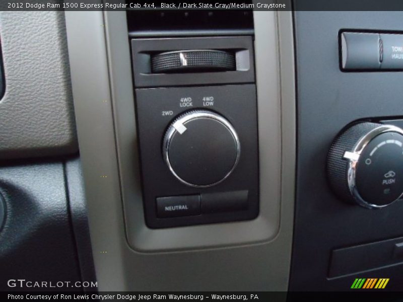 Black / Dark Slate Gray/Medium Graystone 2012 Dodge Ram 1500 Express Regular Cab 4x4