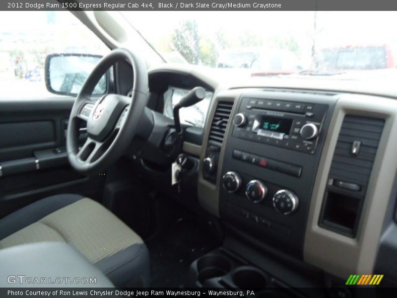 Black / Dark Slate Gray/Medium Graystone 2012 Dodge Ram 1500 Express Regular Cab 4x4