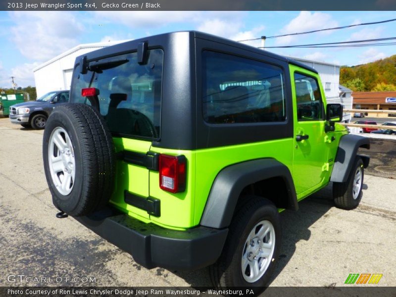 Gecko Green / Black 2013 Jeep Wrangler Sport 4x4