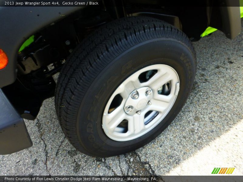 Gecko Green / Black 2013 Jeep Wrangler Sport 4x4
