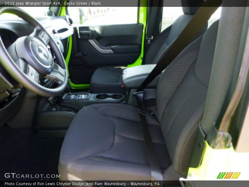 Gecko Green / Black 2013 Jeep Wrangler Sport 4x4