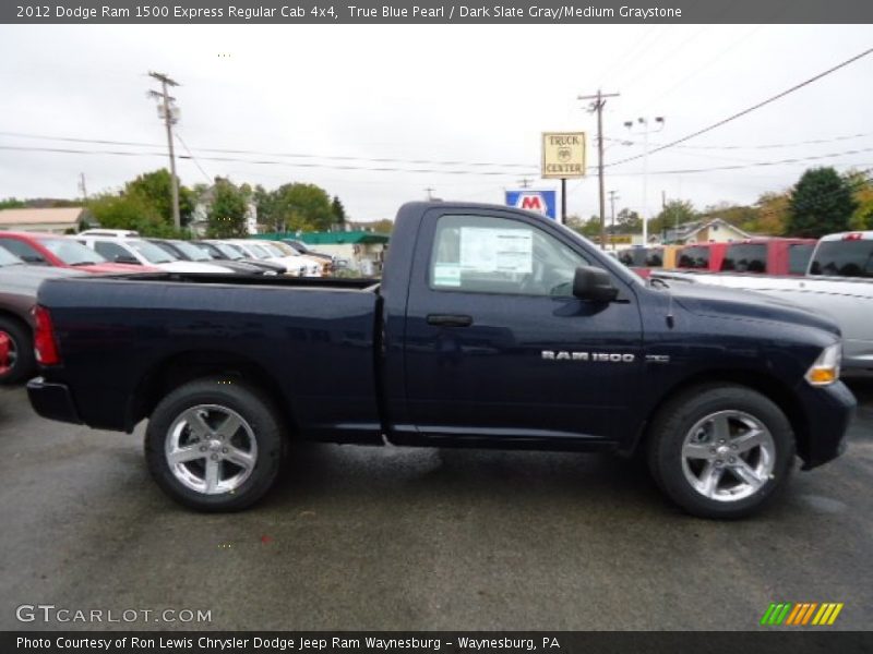 True Blue Pearl / Dark Slate Gray/Medium Graystone 2012 Dodge Ram 1500 Express Regular Cab 4x4