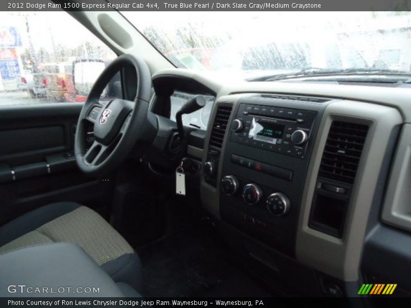 True Blue Pearl / Dark Slate Gray/Medium Graystone 2012 Dodge Ram 1500 Express Regular Cab 4x4
