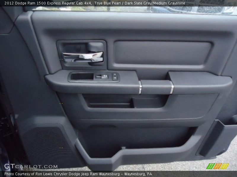 True Blue Pearl / Dark Slate Gray/Medium Graystone 2012 Dodge Ram 1500 Express Regular Cab 4x4