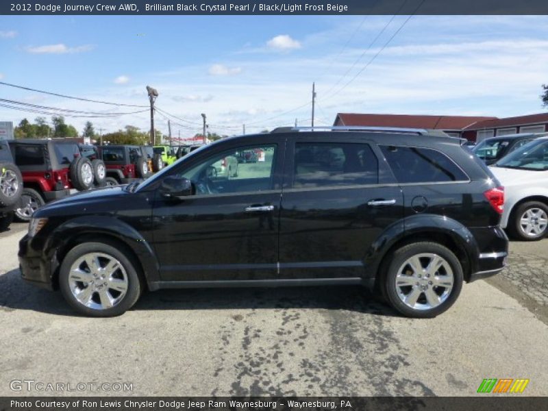  2012 Journey Crew AWD Brilliant Black Crystal Pearl