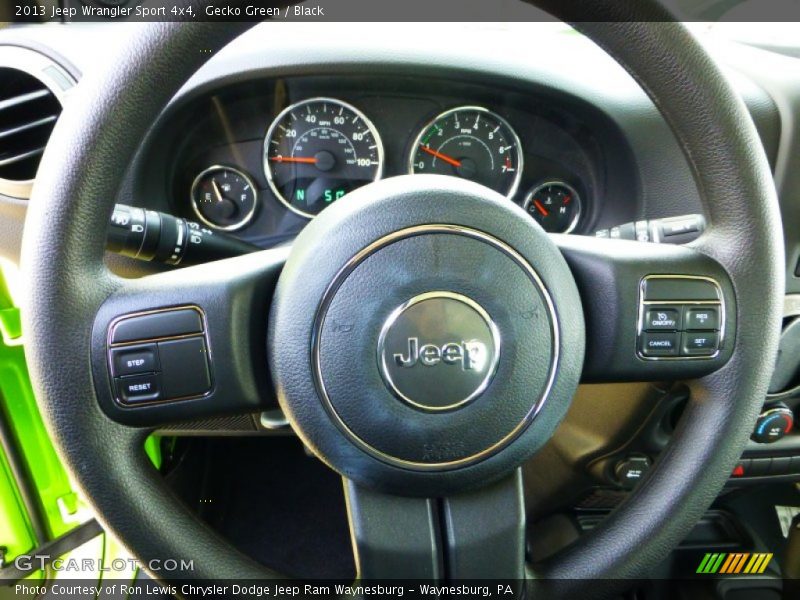 Gecko Green / Black 2013 Jeep Wrangler Sport 4x4