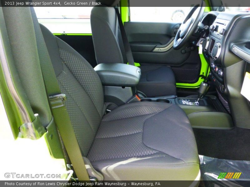 Gecko Green / Black 2013 Jeep Wrangler Sport 4x4